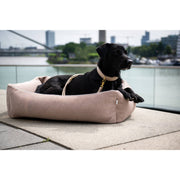 Laboni - CLASSIC Hundebett - BUFFALO CREME im Vintage-Leder-Look!