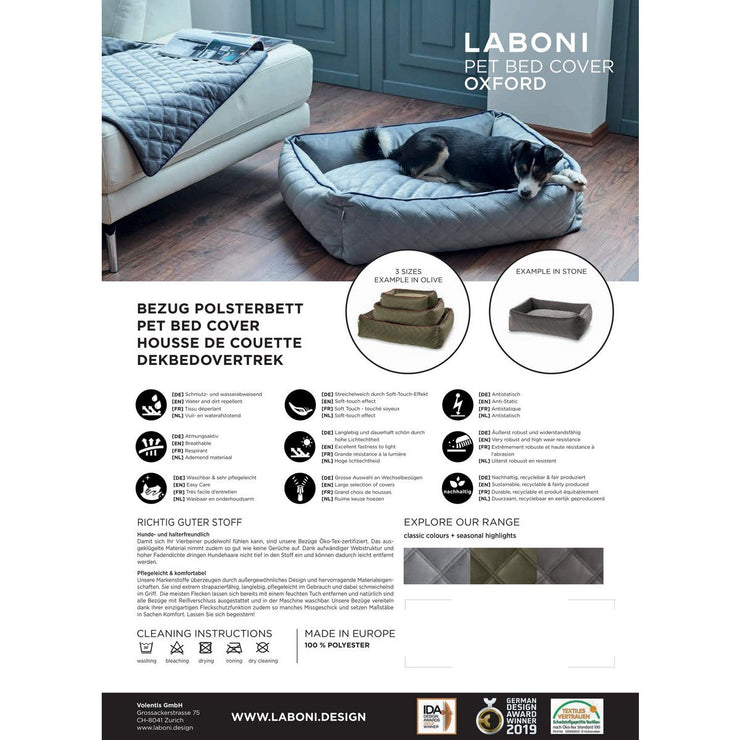 Laboni - CLASSIC Hundebett - OXFORD TAUPE