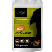 Fix-BAF® Gegartes BARF - Pute mit Innereien vom Huhn - das BESONDERE Nassfutter für Katzen