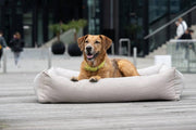 Laboni SMOOTH - OUTDOOR-Hundebett in LINO - Hochwertige Handarbeit aus Deutschland, ÖkoTex und recyclebar, Outdoorbett