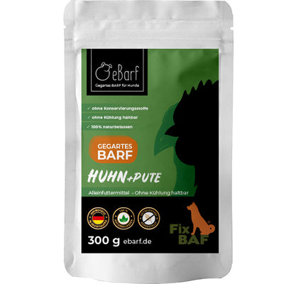 Fix-BAF® Huhn-Pute, BARF im Frischebeutel für Hunde, von FeliCanis